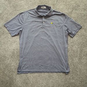 Peter Millar Masters Polo Shirt Performance Golf Augusta Multi Color Men's XL